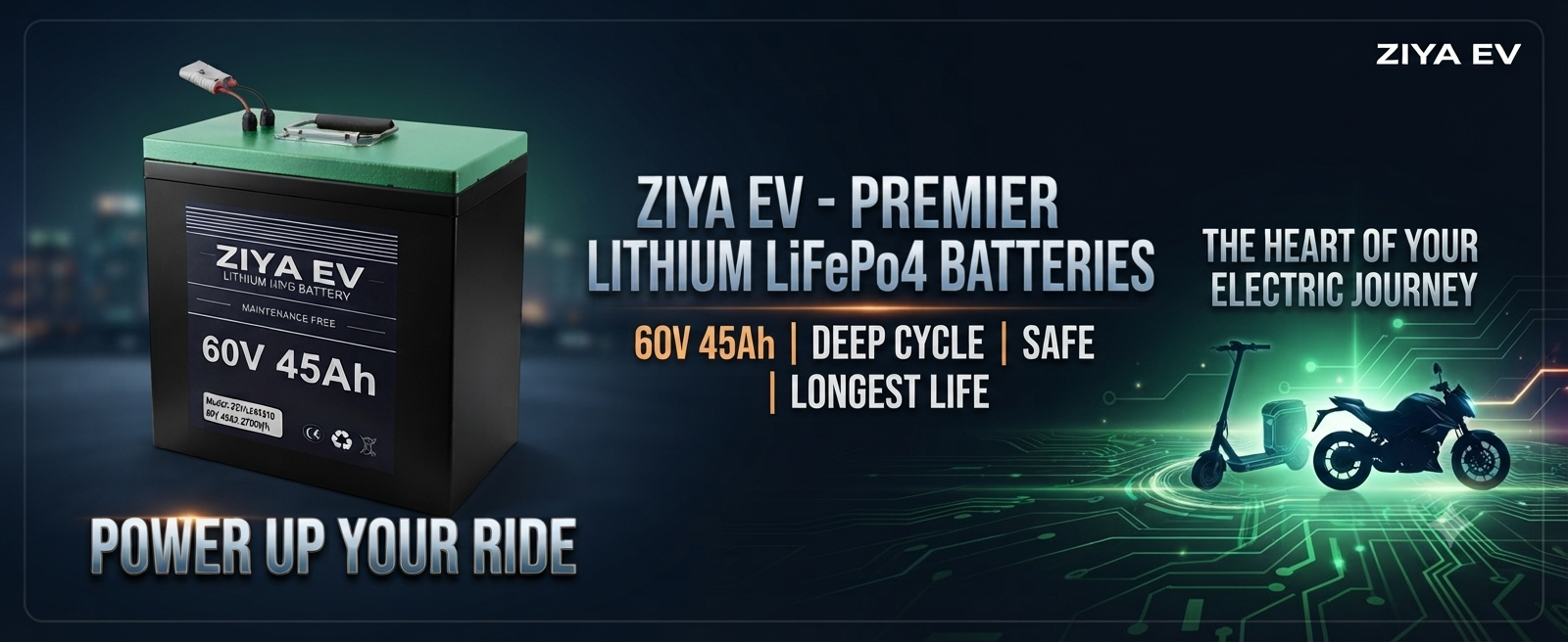 LiFePO4 E-Scooter Battery